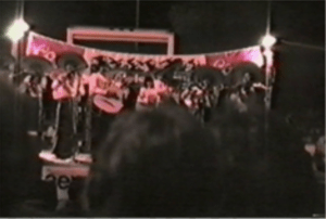 At the 5th Tucson International Mariachi Conference LCF perform Outdoor Night Concert - 3 April 1987